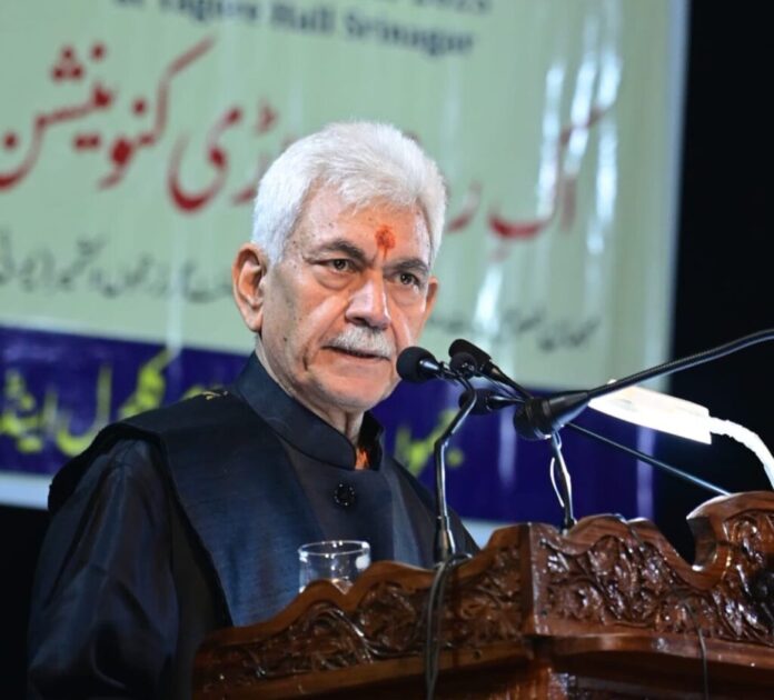 Lieutenant Governor Manoj Sinha addresses event on terrorism