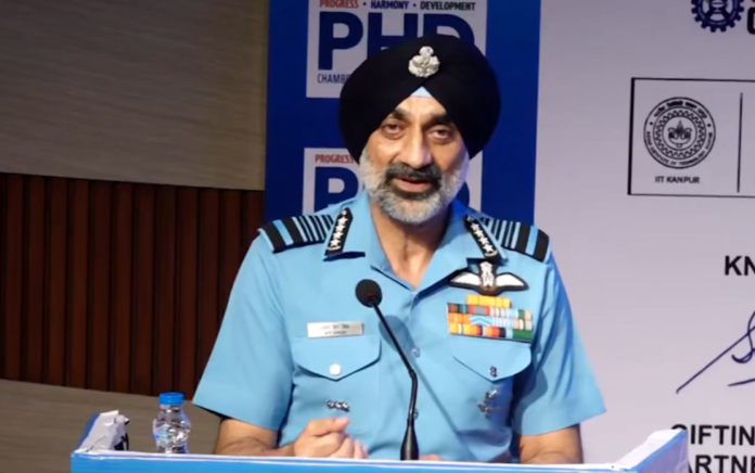 IAF Chief Air Marshal Amar Preet Singh at Bharat Drone Conference