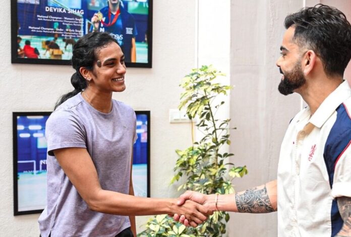 PV Sindhu and Virat Kohli share inspirational moments